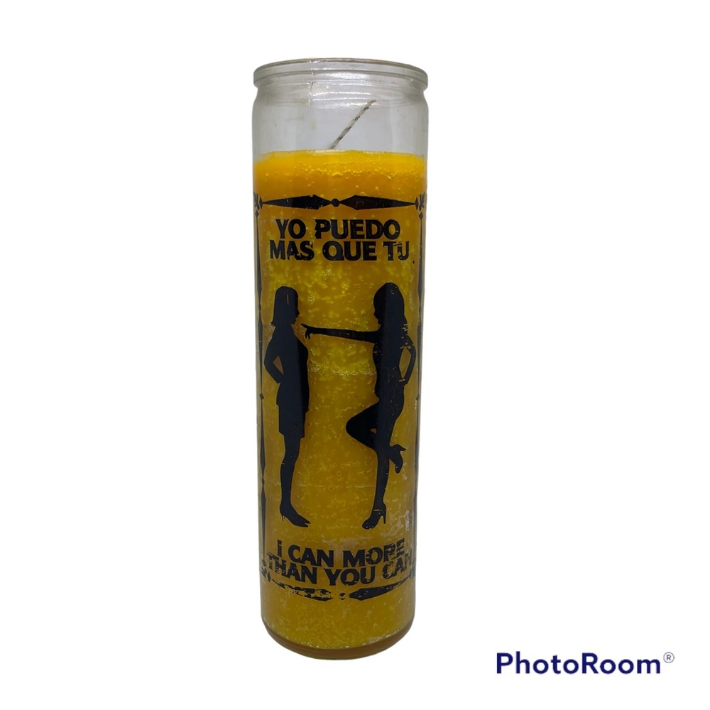 I can more than you can 7 days candle/ yo puedo más que tu vela 7 días